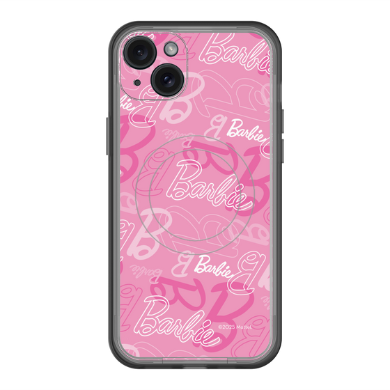 スリムプロテクションプレミアムケース with MagSafe［ Barbie - ロゴパターン1 ］