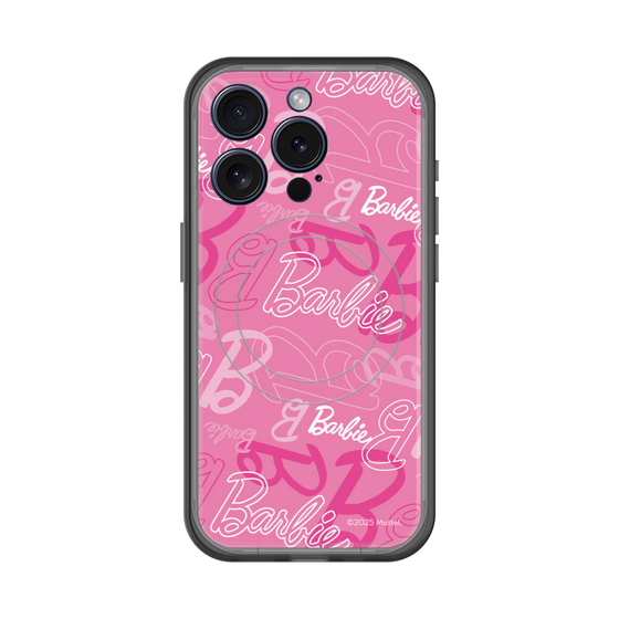 スリムプロテクションプレミアムケース with MagSafe［ Barbie - ロゴパターン1 ］