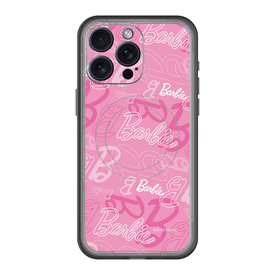 スリムプロテクションプレミアムケース with MagSafe［ Barbie - ロゴパターン1 ］