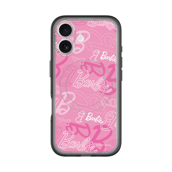 スリムプロテクションプレミアムケース with MagSafe［ Barbie - ロゴパターン1 ］