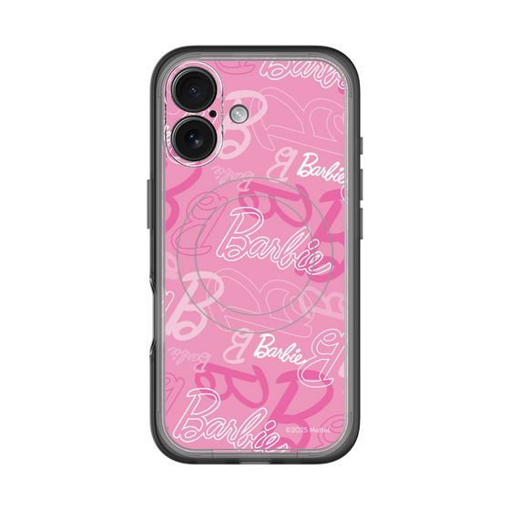 スリムプロテクションプレミアムケース with MagSafe［ Barbie - ロゴパターン1 ］