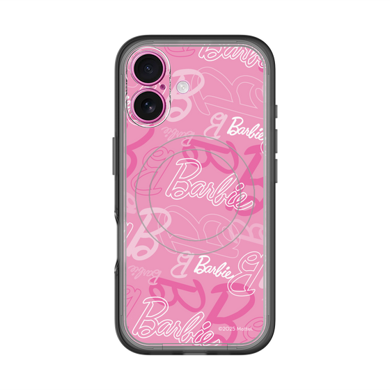 スリムプロテクションプレミアムケース with MagSafe［ Barbie - ロゴパターン1 ］