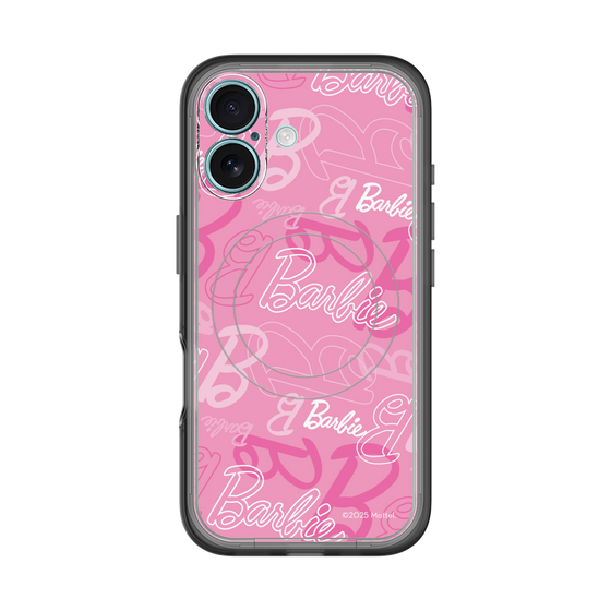 スリムプロテクションプレミアムケース with MagSafe［ Barbie - ロゴパターン1 ］
