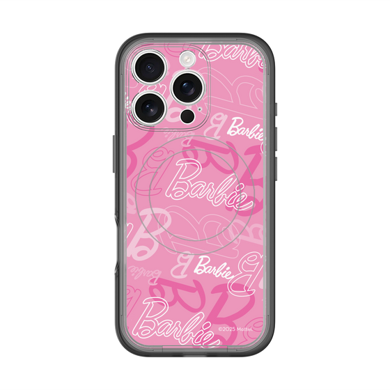 スリムプロテクションプレミアムケース with MagSafe［ Barbie - ロゴパターン1 ］