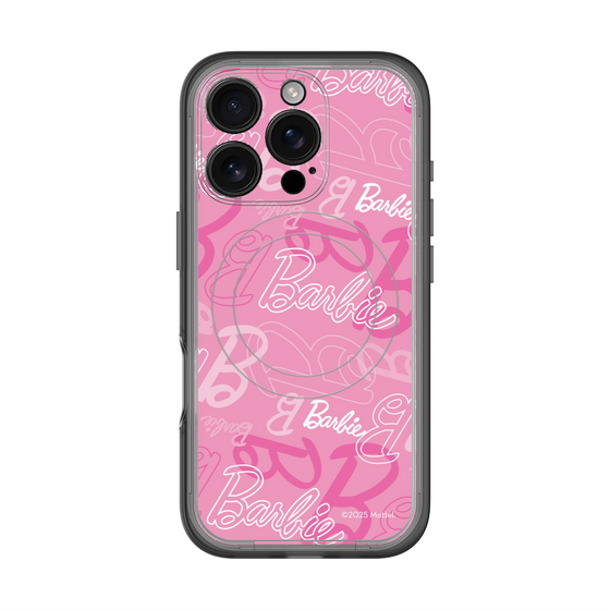 スリムプロテクションプレミアムケース with MagSafe［ Barbie - ロゴパターン1 ］