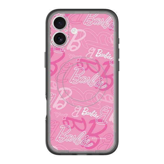 スリムプロテクションプレミアムケース with MagSafe［ Barbie - ロゴパターン1 ］