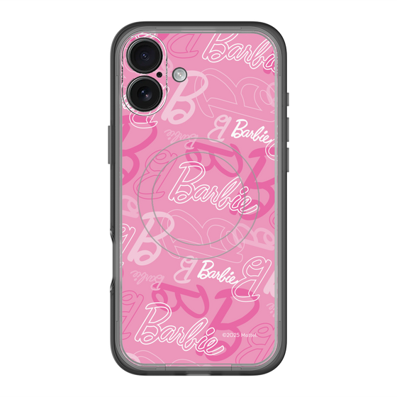スリムプロテクションプレミアムケース with MagSafe［ Barbie - ロゴパターン1 ］