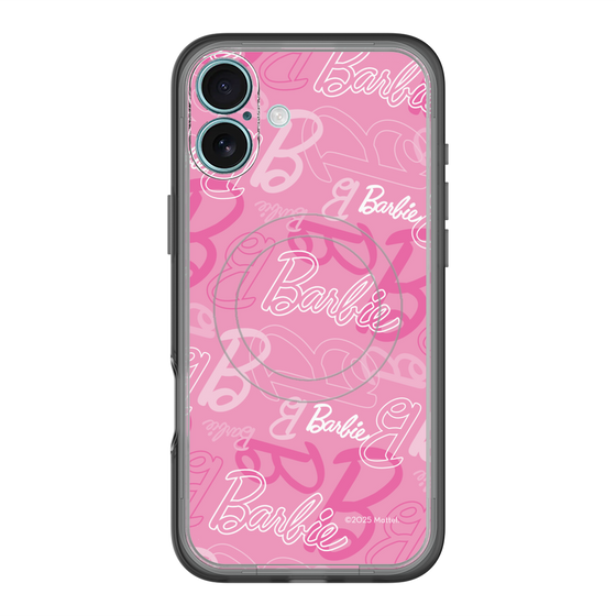 スリムプロテクションプレミアムケース with MagSafe［ Barbie - ロゴパターン1 ］