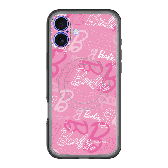 スリムプロテクションプレミアムケース with MagSafe［ Barbie - ロゴパターン1 ］