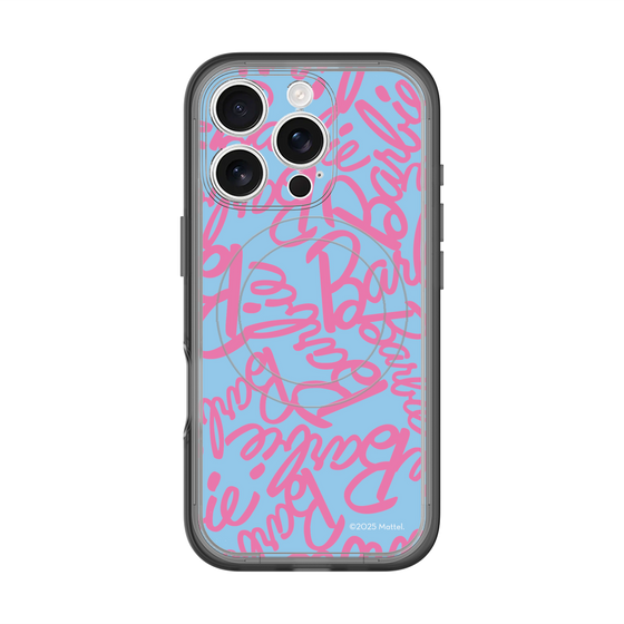 スリムプロテクションプレミアムケース with MagSafe［ Barbie - ロゴパターン2 ］