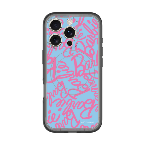 スリムプロテクションプレミアムケース with MagSafe［ Barbie - ロゴパターン2 ］
