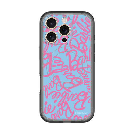 スリムプロテクションプレミアムケース with MagSafe［ Barbie - ロゴパターン2 ］