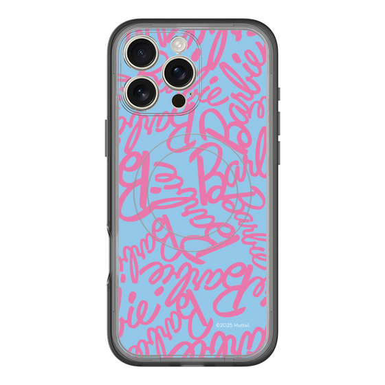 スリムプロテクションプレミアムケース with MagSafe［ Barbie - ロゴパターン2 ］
