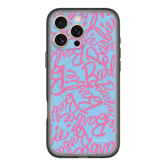 スリムプロテクションプレミアムケース with MagSafe［ Barbie - ロゴパターン2 ］