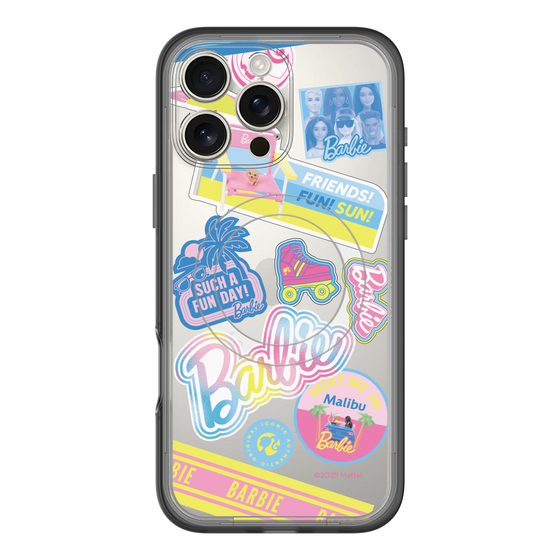 スリムプロテクションプレミアムケース with MagSafe［ Barbie - ステッカー ］