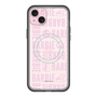 スリムプロテクションプレミアムケース with MagSafe［ Barbie - ロゴパターン3 - クリア ］