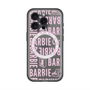 スリムプロテクションプレミアムケース with MagSafe［ Barbie - ロゴパターン3 - クリア ］