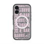 スリムプロテクションプレミアムケース with MagSafe［ Barbie - ロゴパターン3 - クリア ］