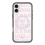 スリムプロテクションプレミアムケース with MagSafe［ Barbie - ロゴパターン3 - クリア ］