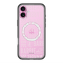 スリムプロテクションプレミアムケース with MagSafe［ Barbie - ロゴパターン3 - クリア ］