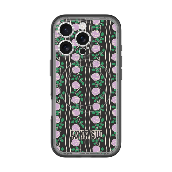 スリムプロテクションプレミアムケース with MagSafe［ ANNA SUI - ROSE STRIPE ］