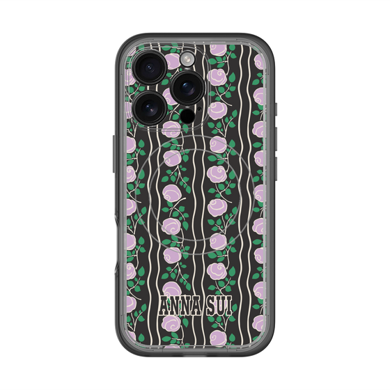 スリムプロテクションプレミアムケース with MagSafe［ ANNA SUI - ROSE STRIPE ］