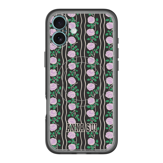 スリムプロテクションプレミアムケース with MagSafe［ ANNA SUI - ROSE STRIPE ］