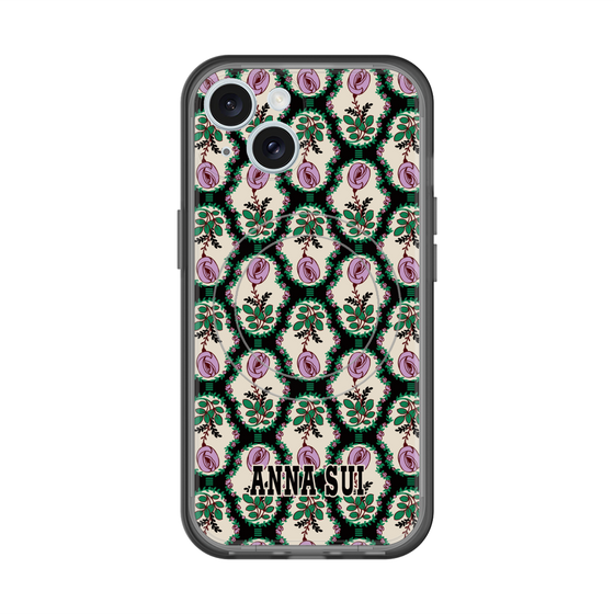 スリムプロテクションプレミアムケース with MagSafe［ ANNA SUI - ROSE CAMEO ］