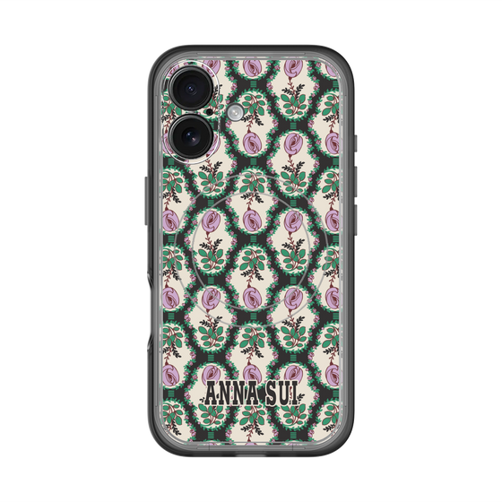 スリムプロテクションプレミアムケース with MagSafe［ ANNA SUI - ROSE CAMEO ］
