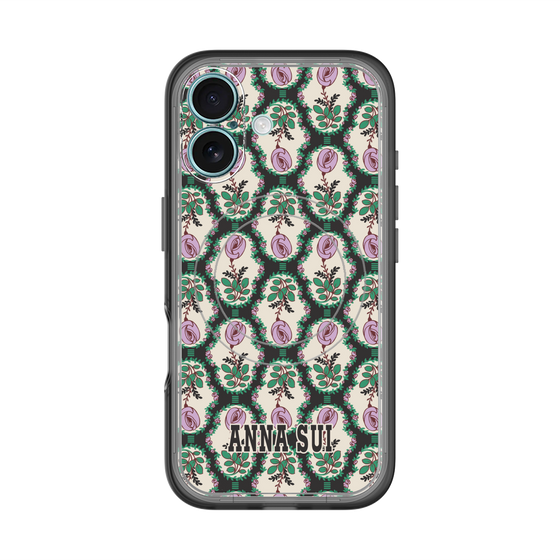 スリムプロテクションプレミアムケース with MagSafe［ ANNA SUI - ROSE CAMEO ］