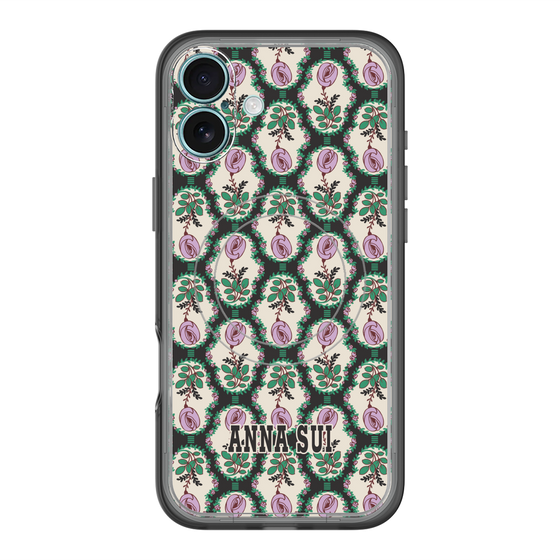 スリムプロテクションプレミアムケース with MagSafe［ ANNA SUI - ROSE CAMEO ］
