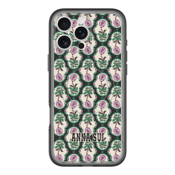 スリムプロテクションプレミアムケース with MagSafe［ ANNA SUI - ROSE CAMEO ］