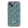 スリムプロテクションプレミアムケース with MagSafe［ ANNA SUI - HEARTS VINE - BLUE ］