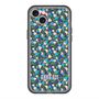 スリムプロテクションプレミアムケース with MagSafe［ ANNA SUI - HEARTS VINE - BLUE ］