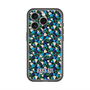 スリムプロテクションプレミアムケース with MagSafe［ ANNA SUI - HEARTS VINE - BLUE ］