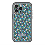 スリムプロテクションプレミアムケース with MagSafe［ ANNA SUI - HEARTS VINE - BLUE ］