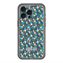 スリムプロテクションプレミアムケース with MagSafe［ ANNA SUI - HEARTS VINE - BLUE ］