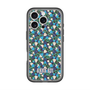 スリムプロテクションプレミアムケース with MagSafe［ ANNA SUI - HEARTS VINE - BLUE ］
