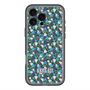 スリムプロテクションプレミアムケース with MagSafe［ ANNA SUI - HEARTS VINE - BLUE ］