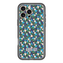 スリムプロテクションプレミアムケース with MagSafe［ ANNA SUI - HEARTS VINE - BLUE ］