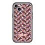 スリムプロテクションプレミアムケース with MagSafe［ ANNA SUI - HEARTS VINE - PINK ］