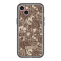 スリムプロテクションプレミアムケース with MagSafe［ ANNA SUI - STITCHED FLORAL ］