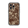 スリムプロテクションプレミアムケース with MagSafe［ ANNA SUI - STITCHED FLORAL ］