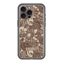スリムプロテクションプレミアムケース with MagSafe［ ANNA SUI - STITCHED FLORAL ］