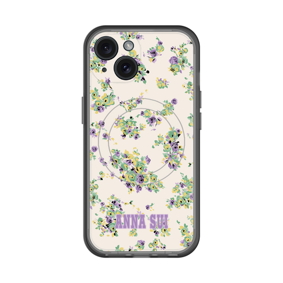 スリムプロテクションプレミアムケース with MagSafe［ ANNA SUI - ROSEBUDS ］