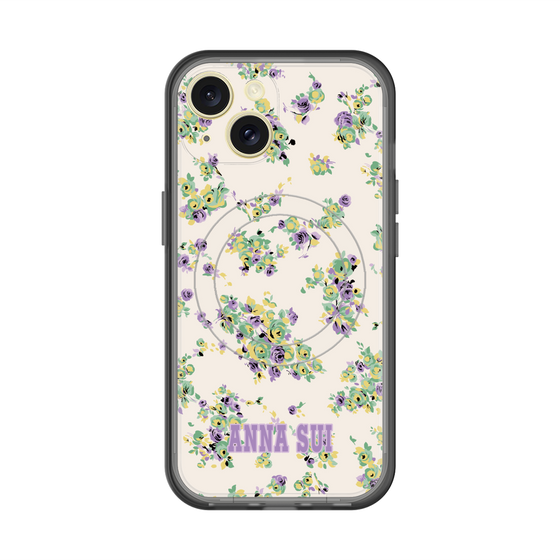 スリムプロテクションプレミアムケース with MagSafe［ ANNA SUI - ROSEBUDS ］