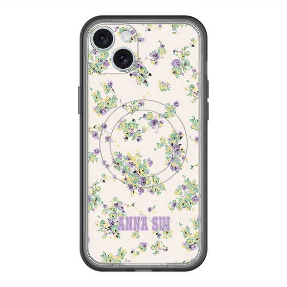 スリムプロテクションプレミアムケース with MagSafe［ ANNA SUI - ROSEBUDS ］