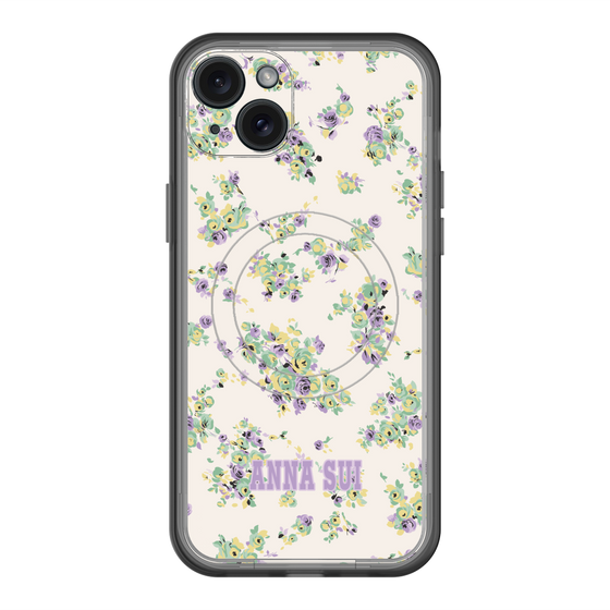 スリムプロテクションプレミアムケース with MagSafe［ ANNA SUI - ROSEBUDS ］