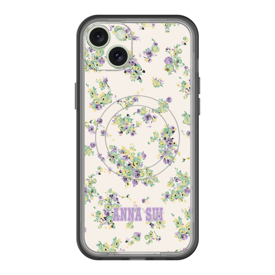 スリムプロテクションプレミアムケース with MagSafe［ ANNA SUI - ROSEBUDS ］