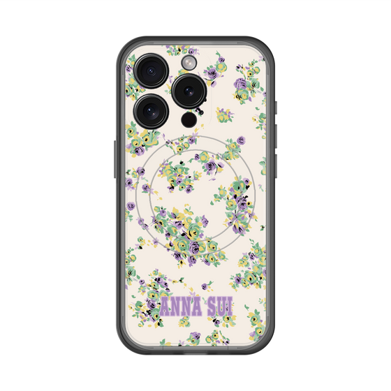 スリムプロテクションプレミアムケース with MagSafe［ ANNA SUI - ROSEBUDS ］
